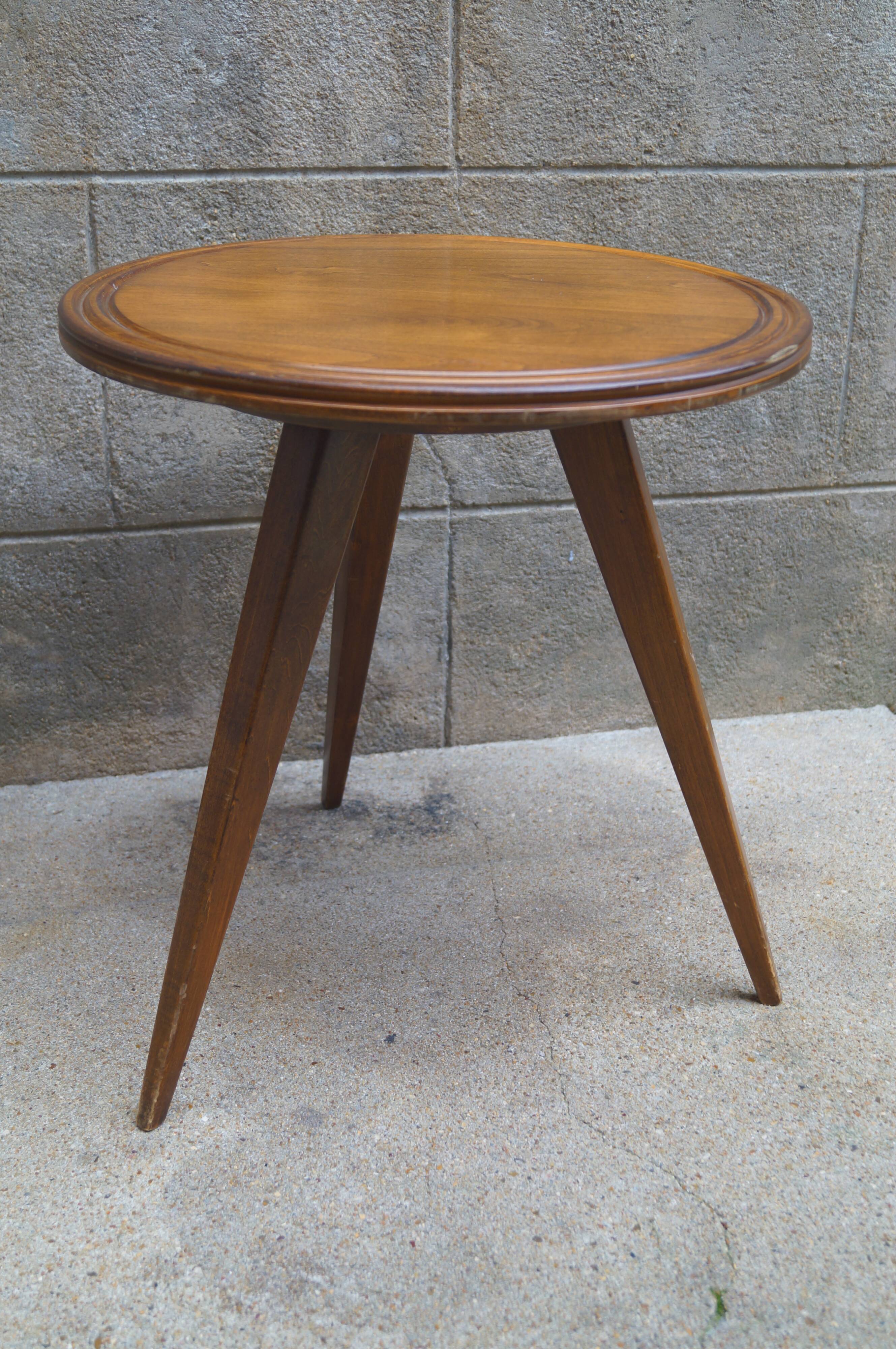Tripod coffee table 1950