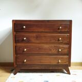 Commode vintage pieds compas