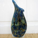 Blue vase art deco style