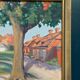 Original Mid Century Swedish Oil On Canvas – “Obscured By The Tree” By Rikard Erikson – Framed 55 × 47 Cm (21.7" × 18.5")