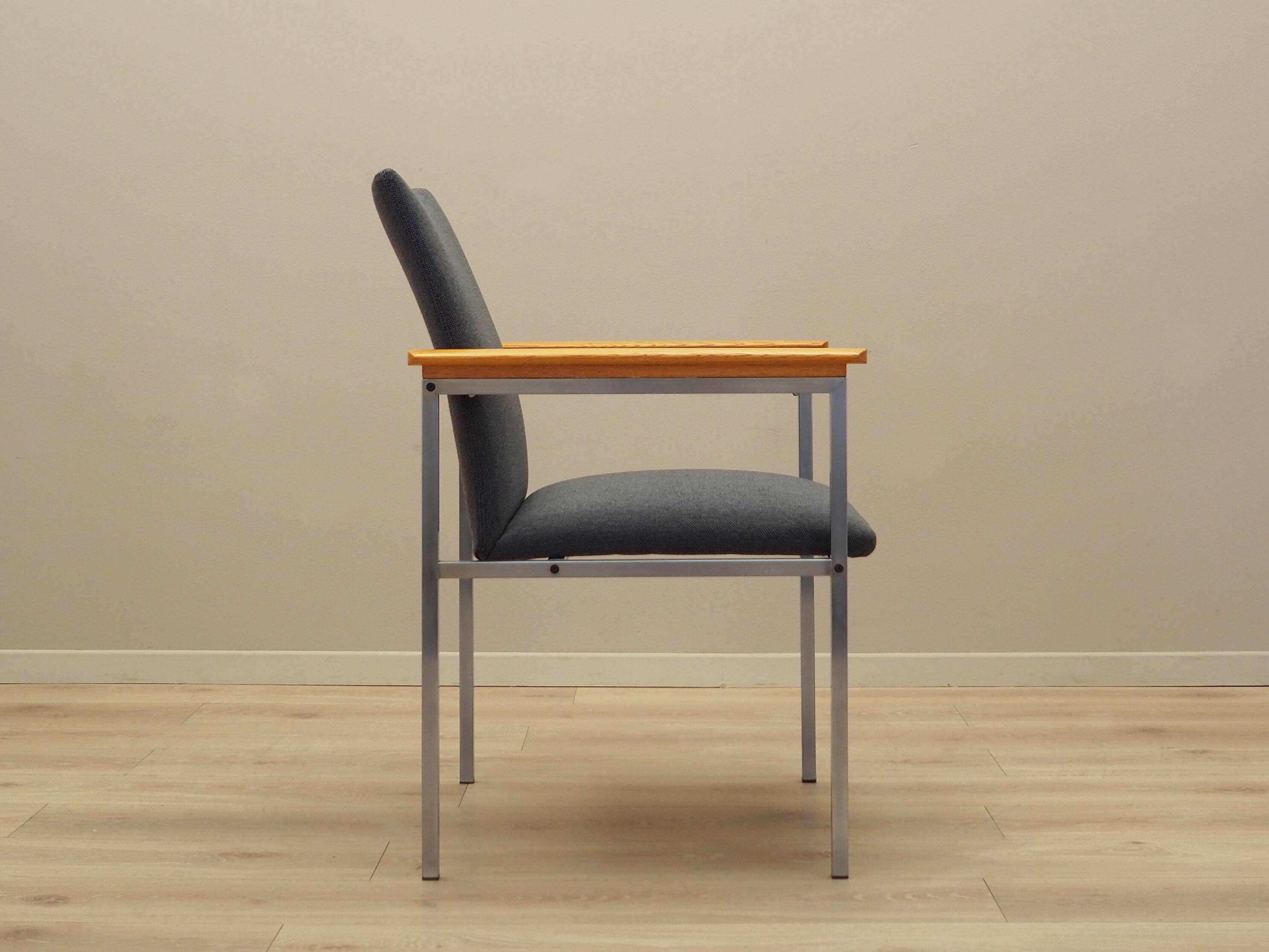 Grey armchair, Danish design, 1960s, designer: Sigvard Bernadotte, manufact