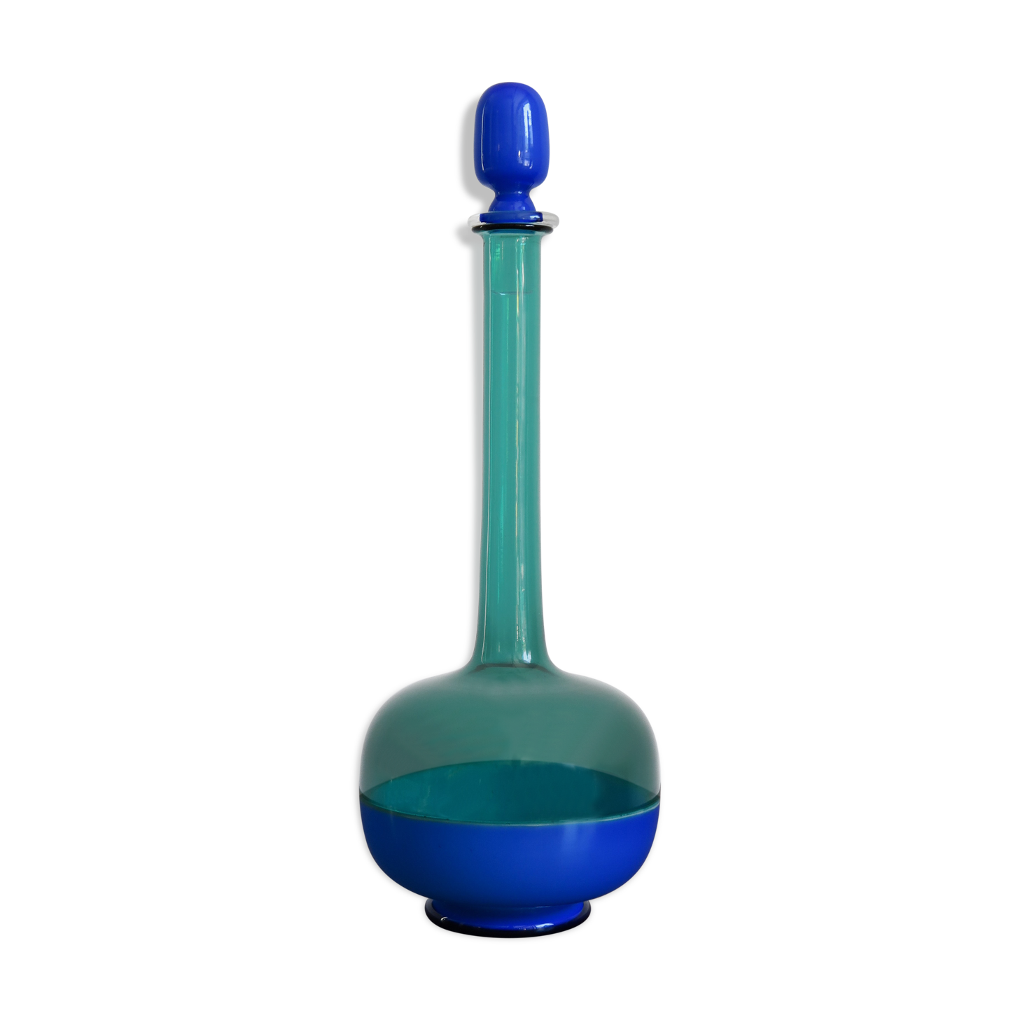 Gio Ponti for Venini Murano glass bottle "Morandiane" serie, 1960s