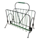 Magazine holder in green scoubidou and black metal from the 60s