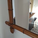 Bamboo mirror 94 x 71 cm