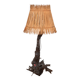 Lampe pieds racine brutaliste