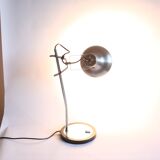 Mid century modern adjustable metal desk lamp, 1960s