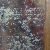 Old French fireplace mirror with beautiful ornament