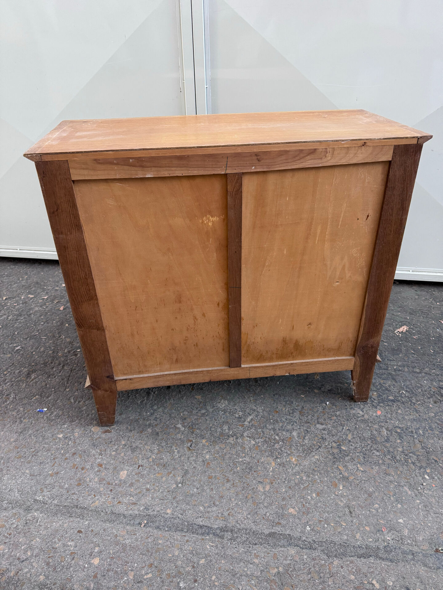 Vintage commode from the 50s/60s – 3 drawers – wood – tapered legs