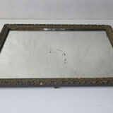 Ancien miroir bois et platre