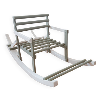 Wooden children's rocking chair