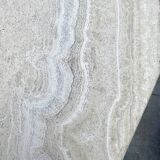 Travertine dining table