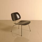 "LCM" chairs in black ash by Charles and Ray Eames for Herman Miller 60s.
