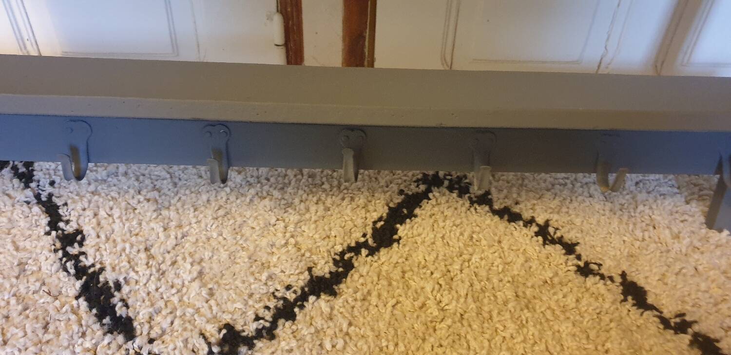 Coat rack wall shelves