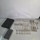 Christofle silver-plated cutlery set, 49 pieces with case.