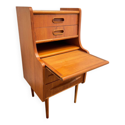 Secrétaire bureau enfant en teck origine Danemark