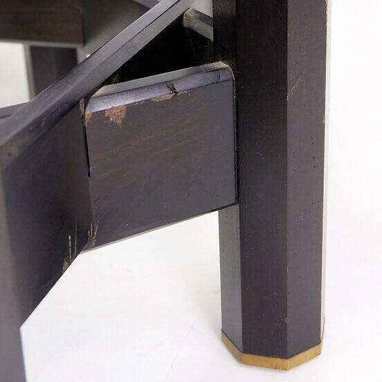 Jan Vlug Coffee Table with Round Marble Top - 1970s - Belgium