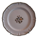 Moustier Feret plate in earthenware in very good condition.