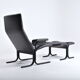 Lounge and Ottoman armchair by Hans Eichenberger for Desede model DS 2030