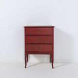 1970s low-sideboard and mirror entrance set, Sweden