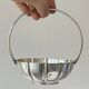 Small vintage silver-plated metal basket