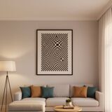 Victor Vasarely d'après œuvre copusculaire