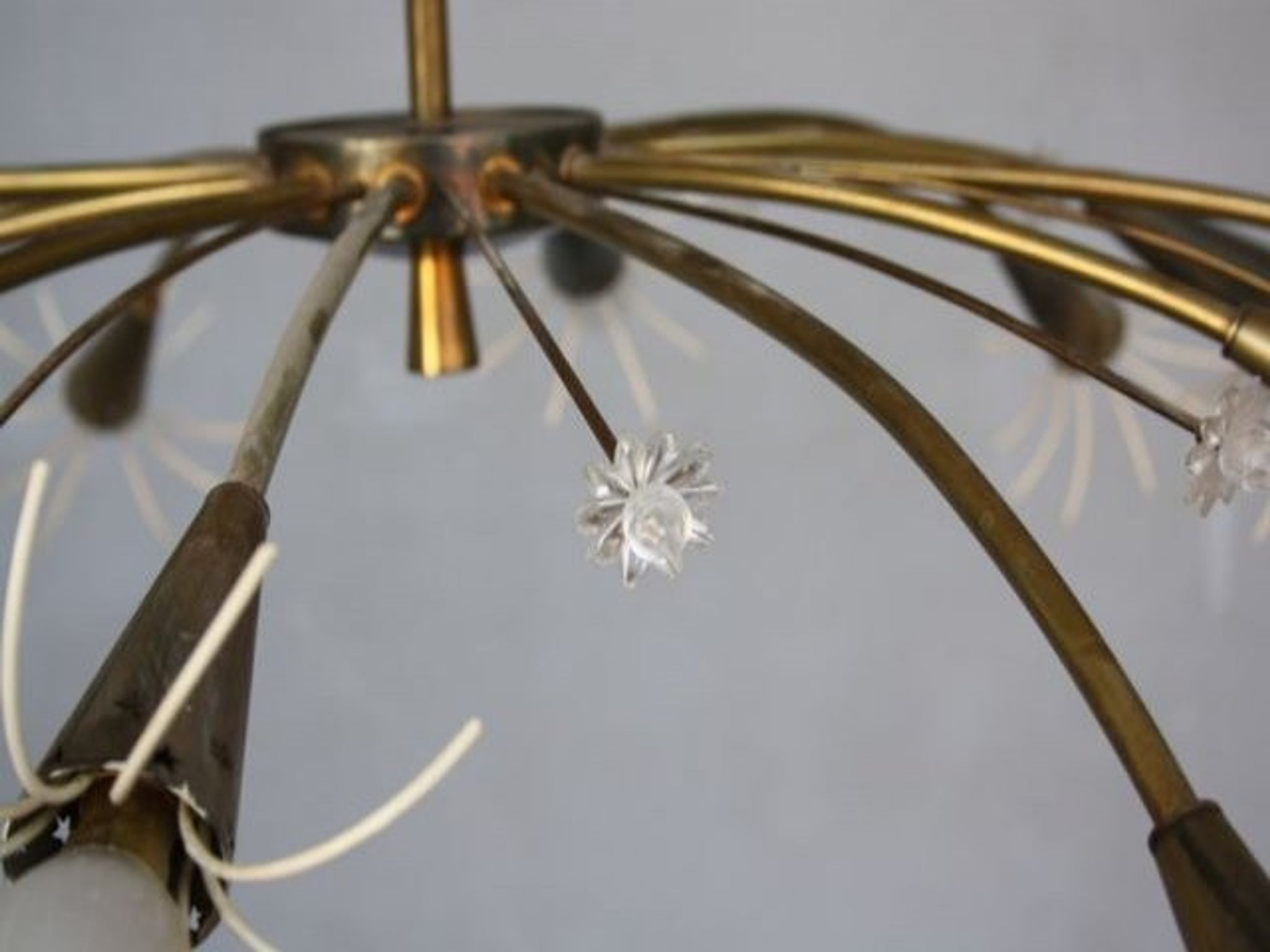 Chandelier 12 light 1960