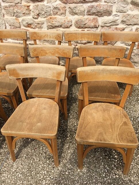 Set of 10 chairs maternal baumann