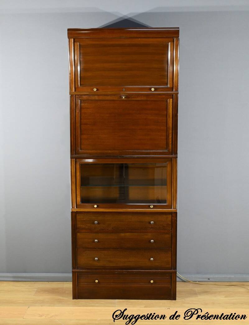 Modular Mahogany Furniture, Maison Martin Dupuis – 1970