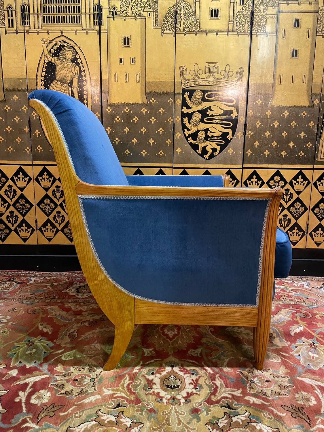 Armchair / Bergère restored Art Deco period