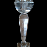 Candle holder solid crystal chandelier plain of boheme empery