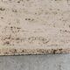 Glass & travertine dining table by Willy Ballez