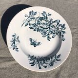6 assiettes creuses Badonviller modèle Jasmin