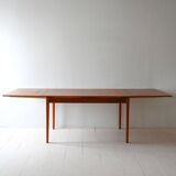 Table à manger extensible vintage scandinave en teck