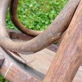 Lot de 5 anciennes chaises estampillées GLARIS