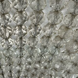 Old ceiling lamp crystal and bronze 1900