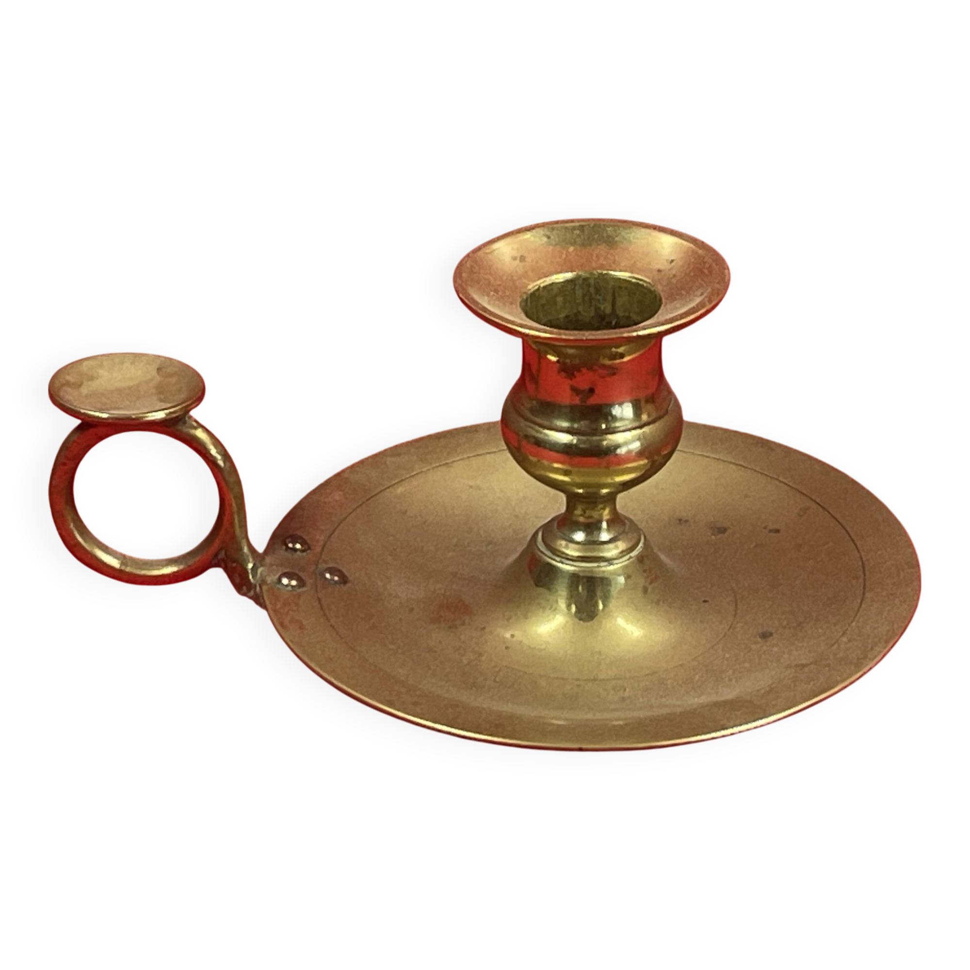 Bedroom candlestick, cellar rat, bronze/brass candlestick Louis Phili style