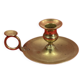 Bedroom candlestick, cellar rat, bronze/brass candlestick Louis Phili style