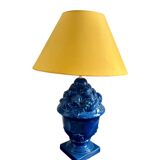 Table lamp - blue ceramic