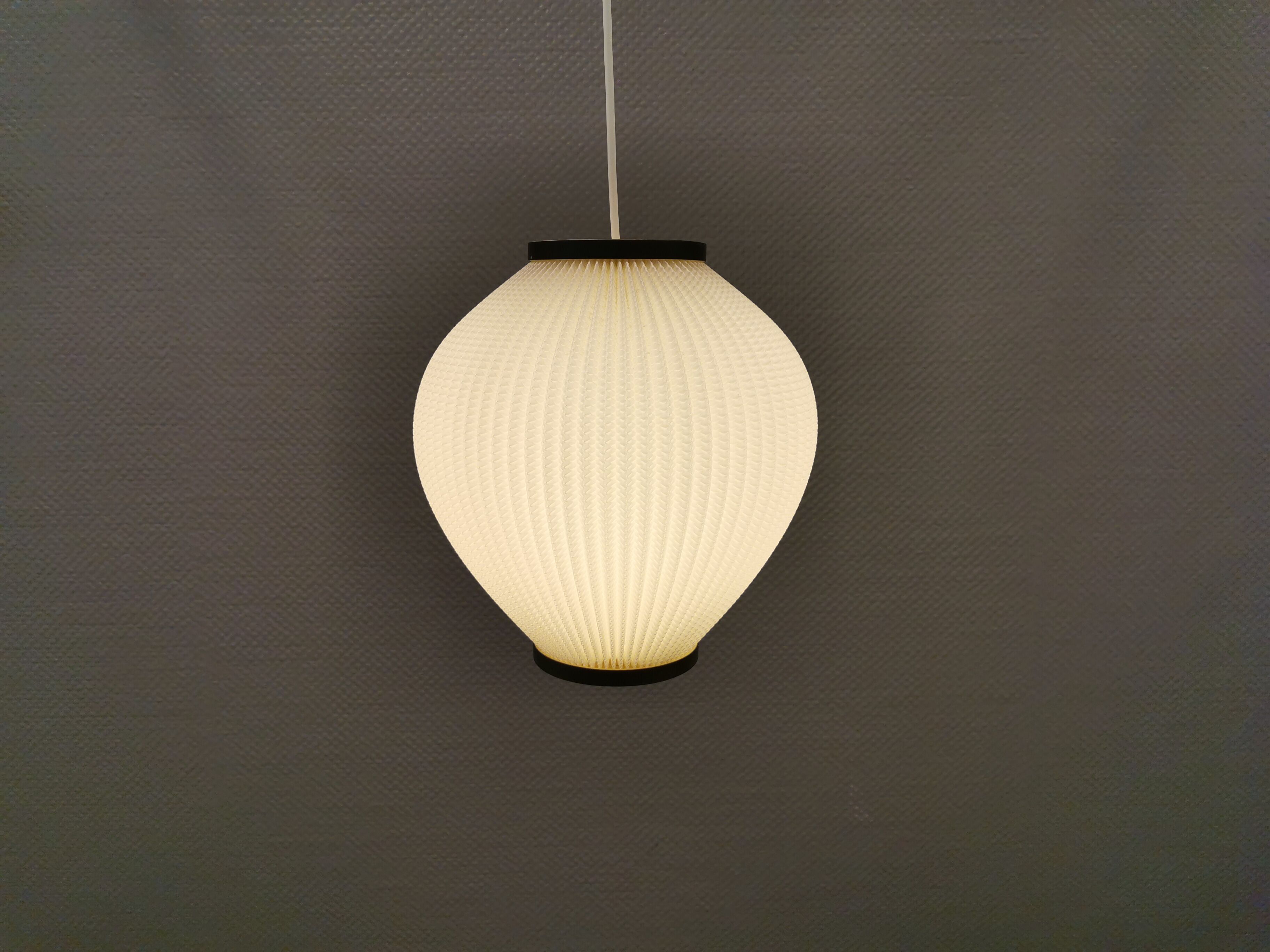 Danish pleated lamp model Pearl Shade, produced by Hoyrup Light and designed by Lars Ejler Schiøler