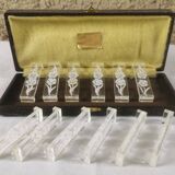 Box of 12 vintage knife holders