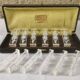 Coffret de 12 porte couteaux vintage