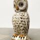 Porte-parapluie hibou en céramique italienne vintage