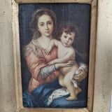 Tableau vintage "Vierge à l'Enfant" de Murillo