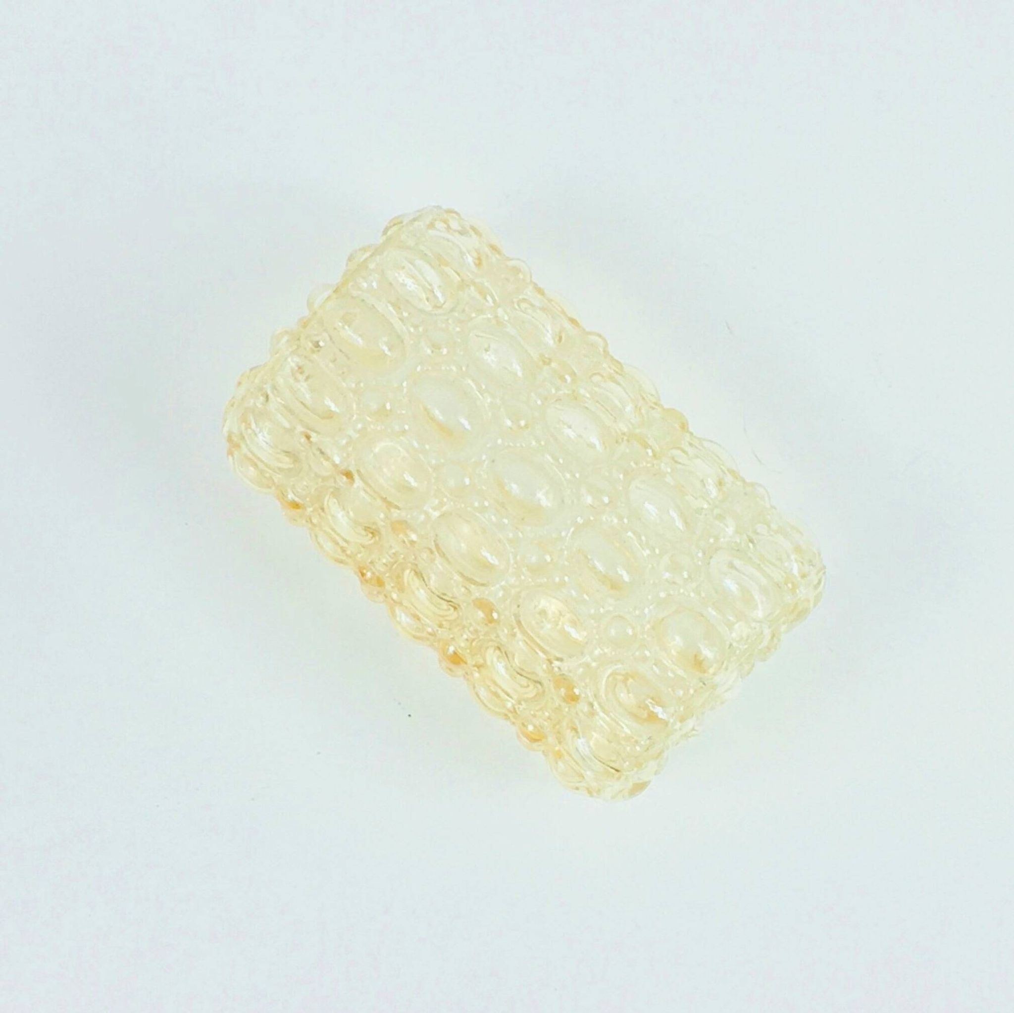 Amber Bubble Glass Wall Light by Helena Tynell for Limburg, Germany, 1970s