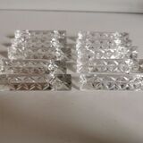 10 porte-couteaux en cristal