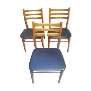 lot de 3 chaises scandinaves