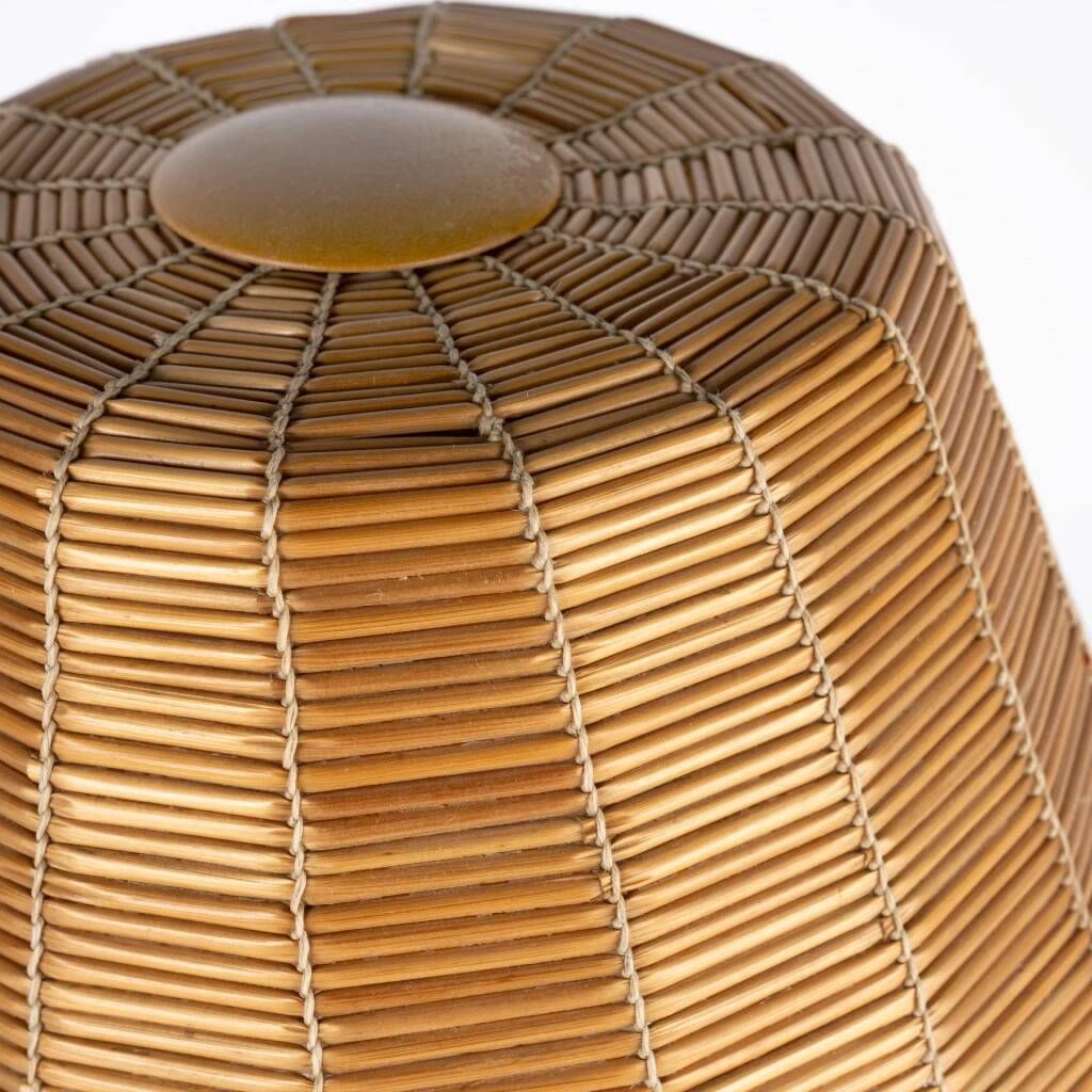 Unique wooden lamp by Stanislav Kučera and manufactured by ÚLUV