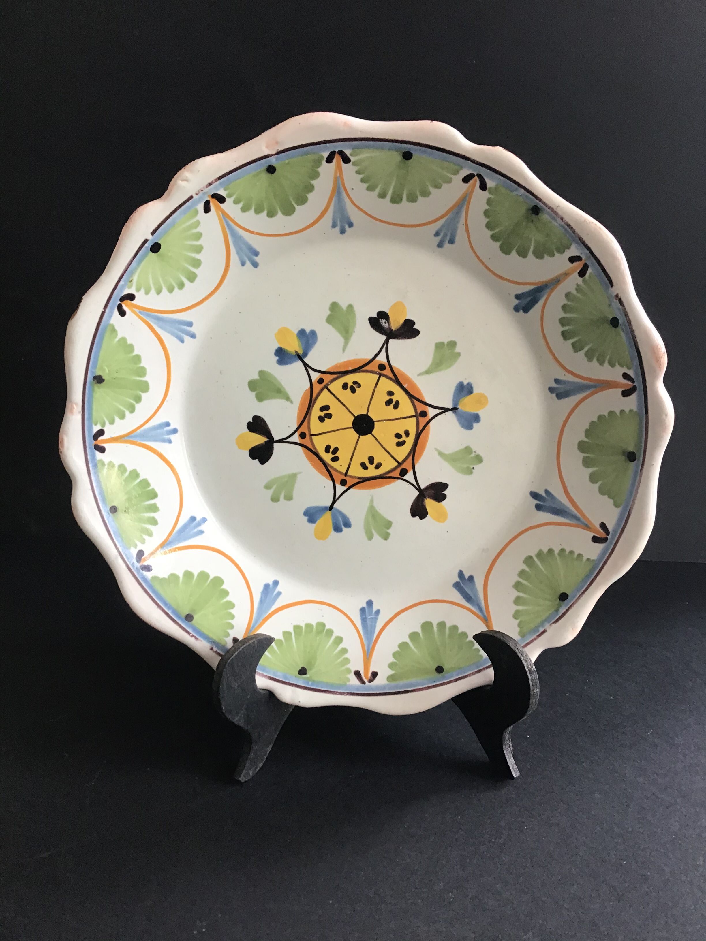 19th nevers earthenware plates