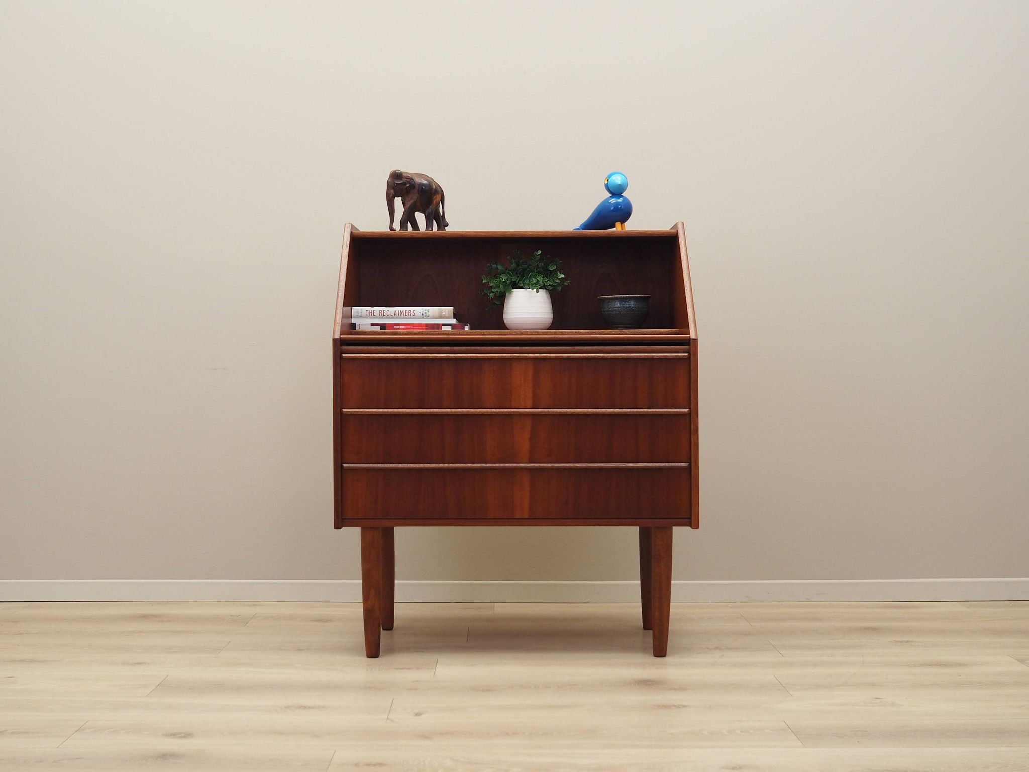 Mahogany secretary, Danish design, 1960s, manufacturer: Hanbjerg Møbelfabrik