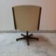 Vintage swivel wooden office chair from the 70s
